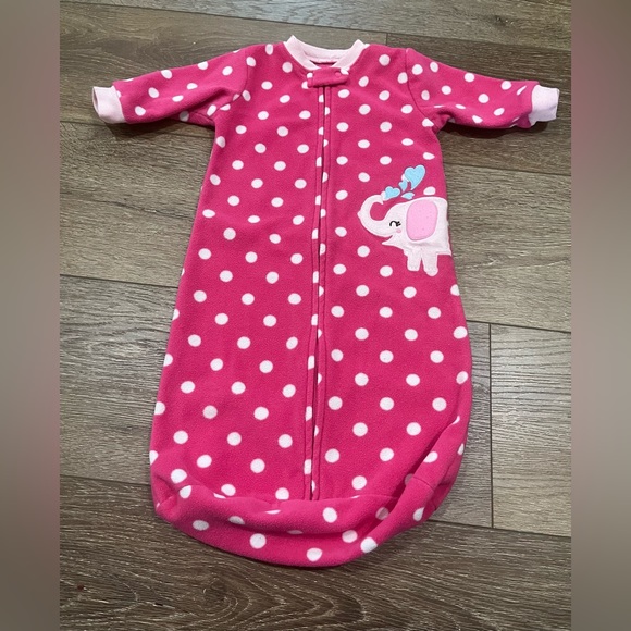 Girls Carters pajama bundle 6 month/OS pajama bundle 3 pairs pajamas - Picture 9 of 9